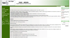 Desktop Screenshot of isoc.bj
