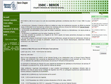 Tablet Screenshot of isoc.bj